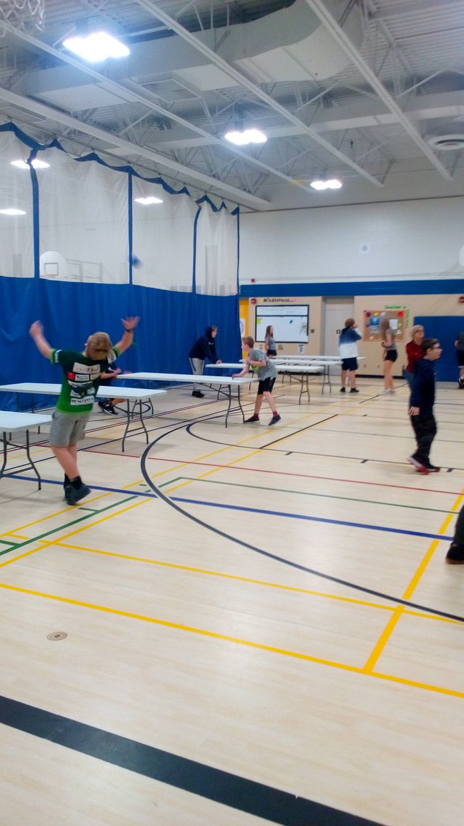 Today we tried a new game called table top ball. We modified it and turned it into table top 4 square. Thank you <a href="/MrRaymondHPE/">Adam Raymond</a> and <a href="/MrsStammlerHPE/">Gianna Stammler</a> for the never ending supply of great games!