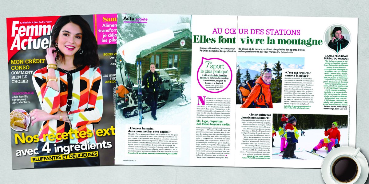 Cette semaine dans <a href="/femmeactuelle/">Femme actuelle</a> rencontre avec celles qui font vivre la montagne <a href="/SaintLaryAlti/">Station de ski de Saint-Lary - Altiservice⛷🏂</a> <a href="/FontRomeuP2000/">FontRomeuPyr2000</a> 
#RPlinks #RPlinksCorporate #RPlinksAltiservice