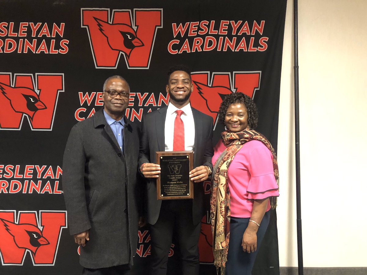 themahnster235's tweet photo. Officially ended my Wesleyan football career on Saturday. Couldn’t have done it without to the support of my friends, family, and teammates. Especially @BohaneDave  and @CoachGordy. I also want to thank @CoachDiCenzo  for taking a chance on a kid from Canton. https://t.co/5kIvvLGpHk