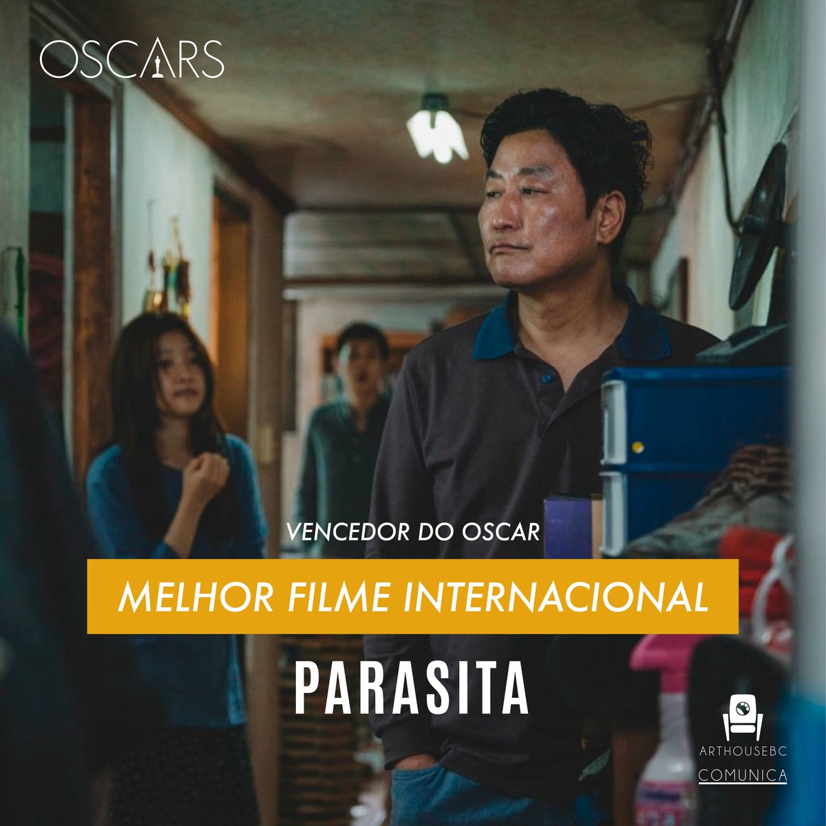 arthousebc's tweet photo. 'Parasita' segue em cartaz essa semana na Arthouse. Em breve estaremos disponibilizando nossa programação. Fique ligado! #parasita #oscar #oscar2020 #bongjoonho #parasite #arthousebc #BC #cinema #cinemacoreano https://t.co/zid3UzrryJ