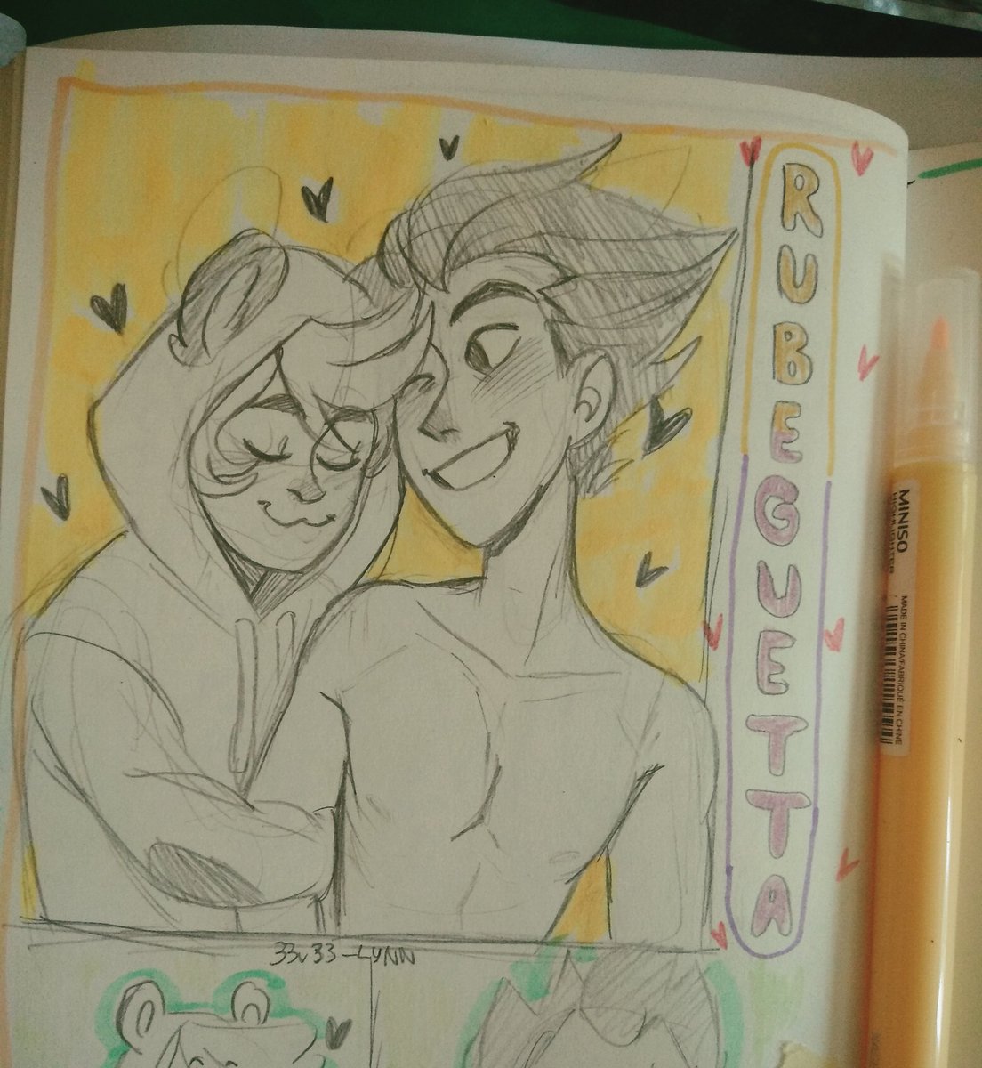 33V33LYN's tweet photo. El rubeguetta es mi OTP y nadie podrá cambiarlo 😔👌💞💜💛
Also, a veces me confundo si la ship es rubeguetta o rubegetta hiëlp unu 

#rubeguetta #Karmalan4 #KarmalandFanart #vegettadatecuenta #Rubegetta https://t.co/HsPGVXbXZf