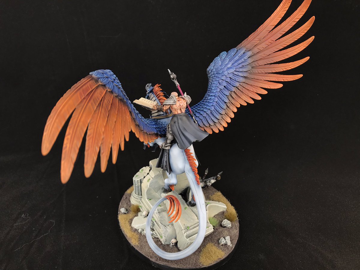 BoeckmannAdam's tweet photo. Chaos sorcerer lord on manticore conversion is complete. https://t.co/AVRhrAaZVU