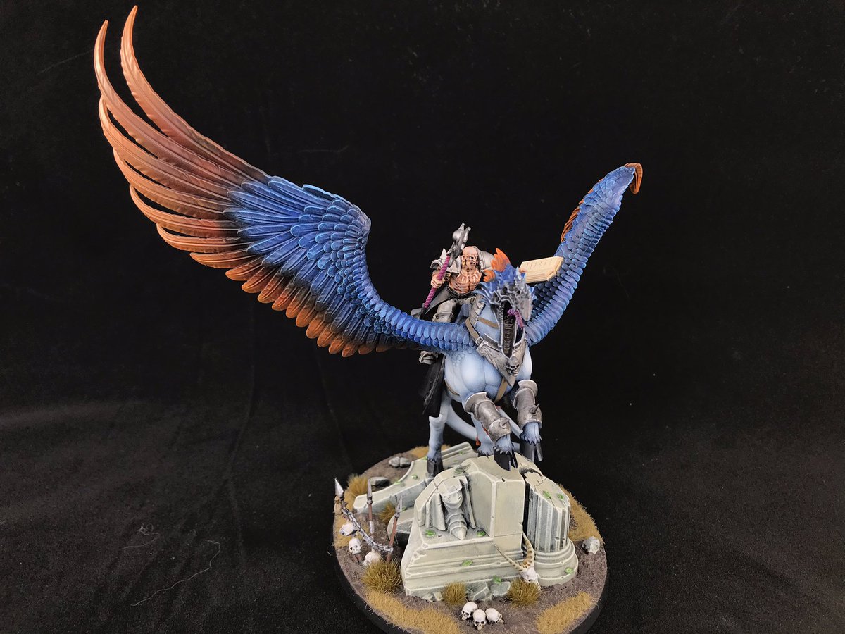 BoeckmannAdam's tweet photo. Chaos sorcerer lord on manticore conversion is complete. https://t.co/AVRhrAaZVU