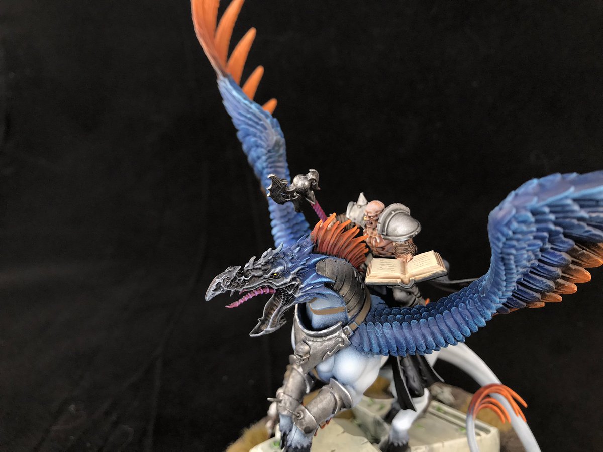 BoeckmannAdam's tweet photo. Chaos sorcerer lord on manticore conversion is complete. https://t.co/AVRhrAaZVU