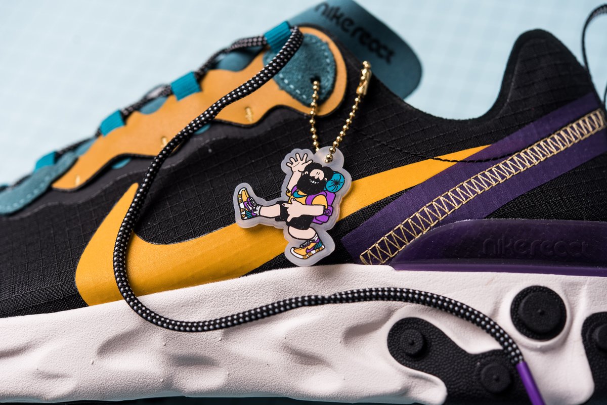 react element 55 premium - black/mineral teal