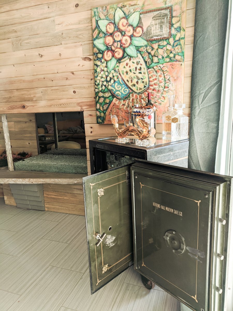 digitalsafes's tweet photo. A fun thing we like to do is find old safes and customize the insides. Our custom bar safes are a neat way to include a showpiece in your home bar! These are one off pieces, please call to see what we have in stock https://t.co/kAodsb5Zjy https://t.co/uRCFCHyx9Z
