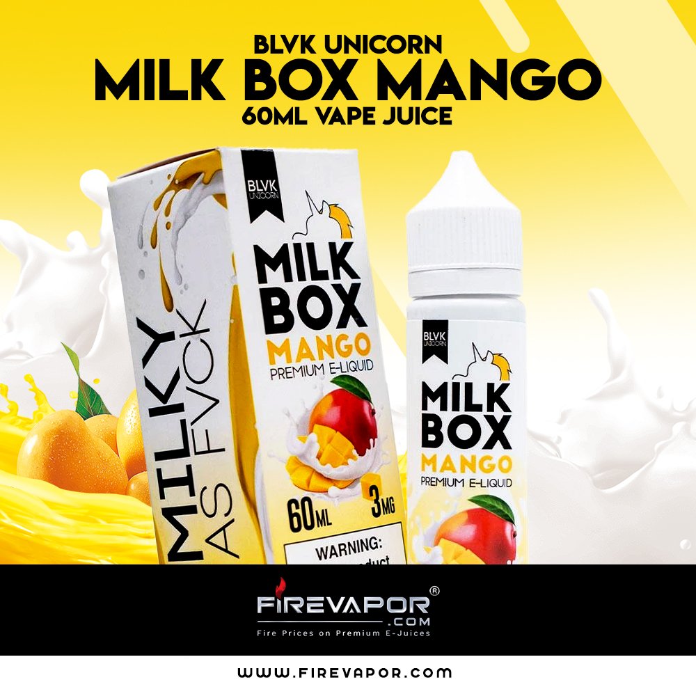 FireVapor's tweet photo. Treat yourself to a sweet and ripe mango paired with creamy milk. It's a savory and delicious taste. Don't miss out on this sweet and creamy taste! Mango by Blvk Unicorn.

#FireVapor #VaporLive #Vaping #Vape #ELiquid #VapeJuice #Ejuice #BestVape #BestVapes #BestVapeShop https://t.co/bUabd1gg3l