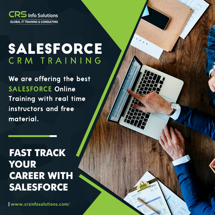 Are you searching for the best institute for #salesforce online training ?

Cheer Up ! We will help you to reach your destination, CRS Info Solutions is the best salesforce #online training institute.

Join our free demo sessions
Enroll here: bit.ly/352vTh3