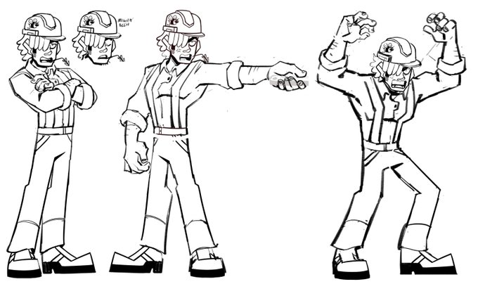 I also got to draw Howie, Yoomtah, Gorou, and Bibsy Tons-o-Fun! Howie was def one of my faves to draw ?  #EpithetErased 