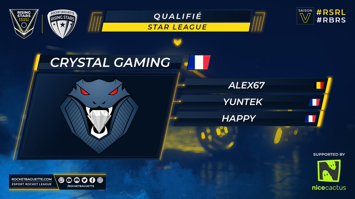 Cette soirée se termine sur la qualification de <a href="/crystalgaming8/">CrystaL Gaming</a> !

Après de nombreuses saisons à jouer les #RBRS avec assiduité, les voici enfin en Star League ! Félicitations !