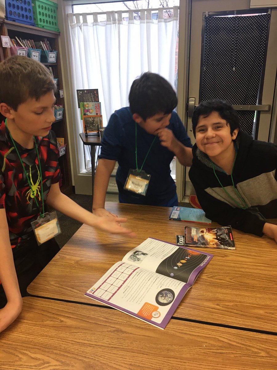 Fifth graders used their Tiger Time class to read informational text in order to be better prepared for Wednesday's science test.  They demonstrated how much they knew by completing Versa Tiles puzzles with their friends. #tvtigers2020 <a href="/drlanaluttrell/">Lana Luttrell</a>