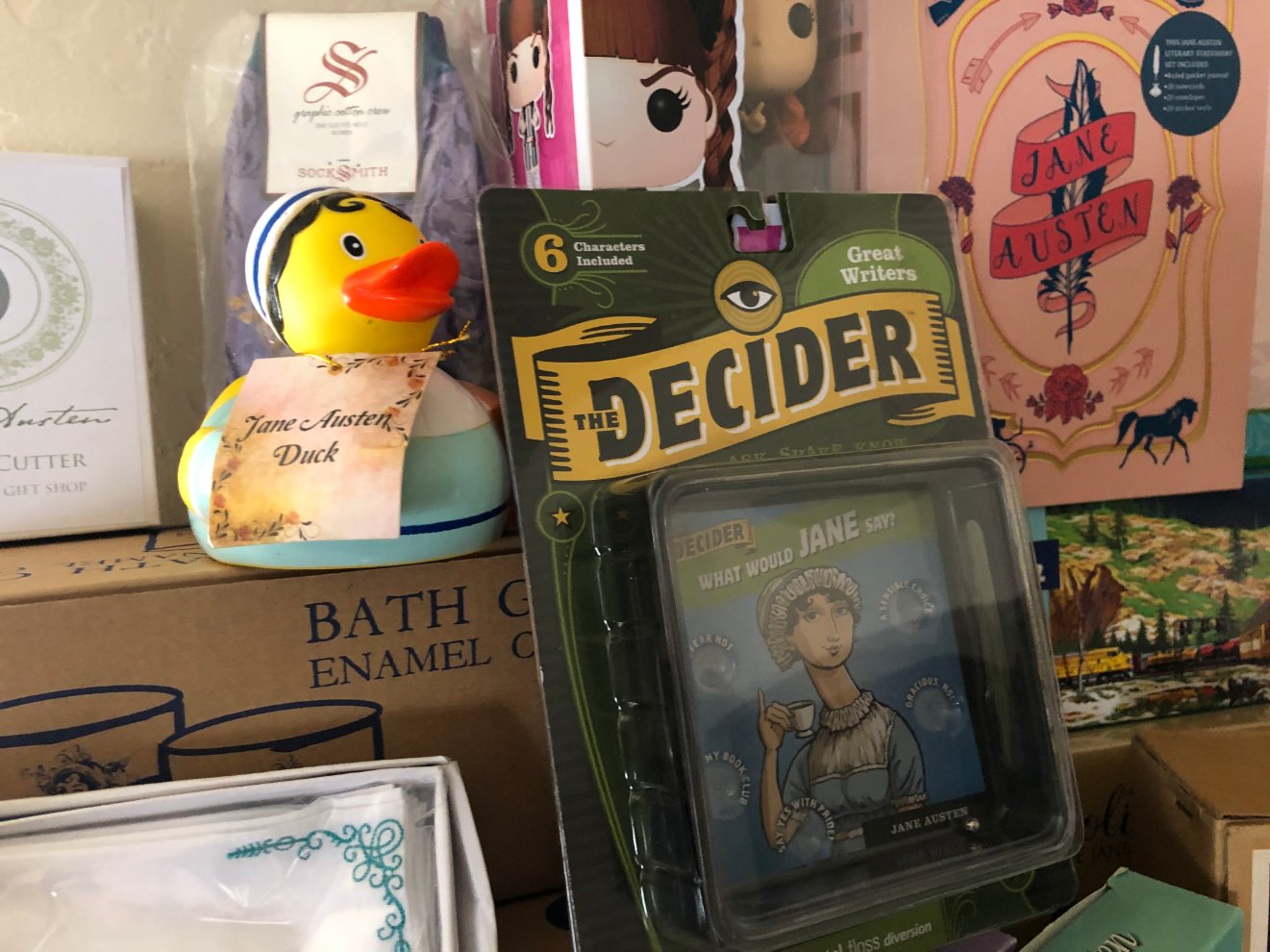 jane austen rubber duck