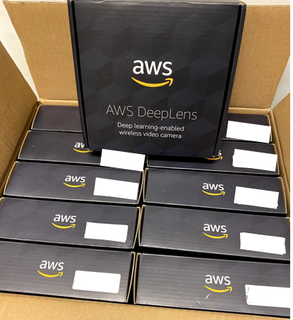 axiomsofxyz's tweet photo. Woohooo, #AWS #DeepLens kits have arrived! Excited to see what embedded CNNs students dream up in their semester-long group project. Many thanks @AWS_Edu + @awscloud ! https://t.co/p4Hzf0CcGc