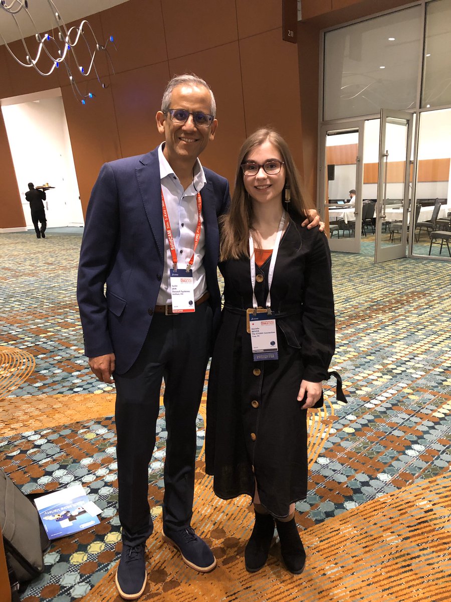 Ran into <a href="/danielleboyer/">Danielle Boyer</a> she is an amazing young woman. Catch us Wednesday Day 3 at #3DXW20 main stage during general session
@solidworks @solidworksedu @dassaultsystemes #omgrobots