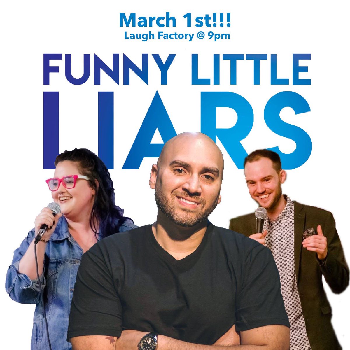super_dario_bro's tweet photo. Next monthโs show is gonna be FUN!!! Be there at @laughfactory_ch March 1st @ 9pm!!
.
.
#standupcomedy #chicagocomedy #comedy #livecomedy #laughfactorychicago #funnylittleliars #thingstodoinchicago #do312 https://t.co/YtZSACCl0i