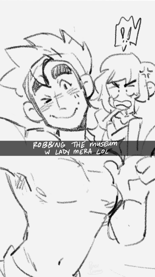 Mera/Indus doodles from a while back! I love them they tick all of my fave duo dynamic boxes ??? #EpithetErased