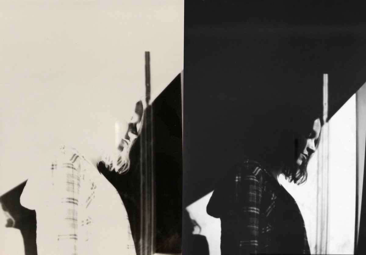 Ms_Skodak_'s tweet photo. Developed more photos in the darkroom today! This week I took a step back from architecture and practised photographing people. Some examples of negative and positive images shown below. #PedEL #whatlearninglookslike https://t.co/JIyq0DRk88