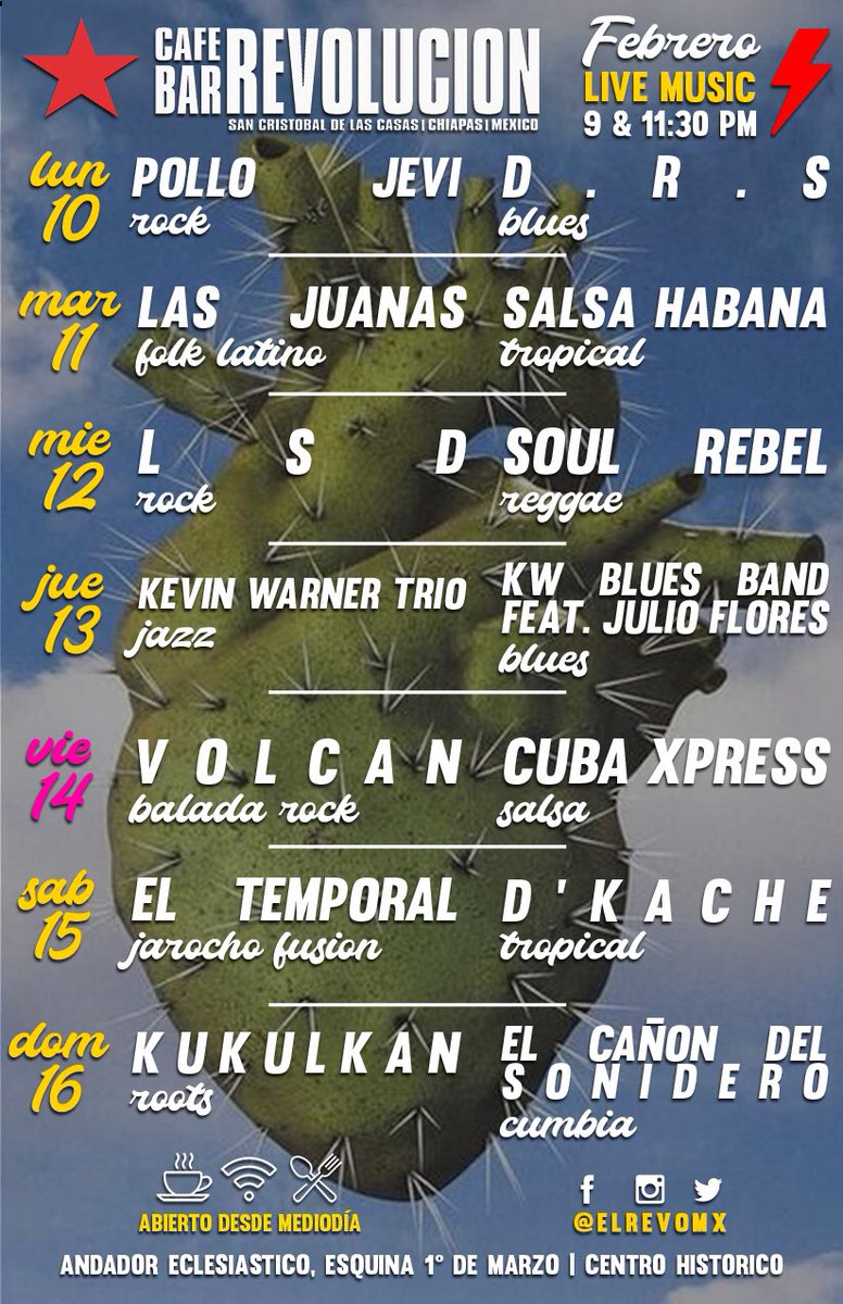 elrevomx's tweet photo. 🔆Amar es liberar🔆

Cartelera musical 10-16 febrero 2020

Los mejores momentos, en el mejor lugar 😉 https://t.co/D9SXXmdT6z