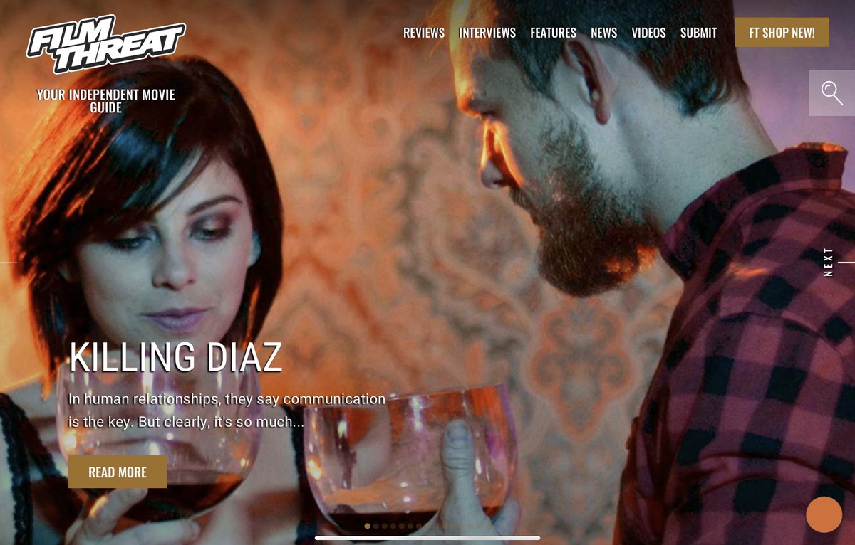 FilmThreat's tweet photo. "...casually introduces the idea of murdering Diaz as a way to resolve Joanna's problem." Alan Ng reviews the satire/thriller Killing Diaz. Now available on Amazon Prime.  https://t.co/WDorCTBHe3 #SupportIndieFilm https://t.co/05M8jLJU3H