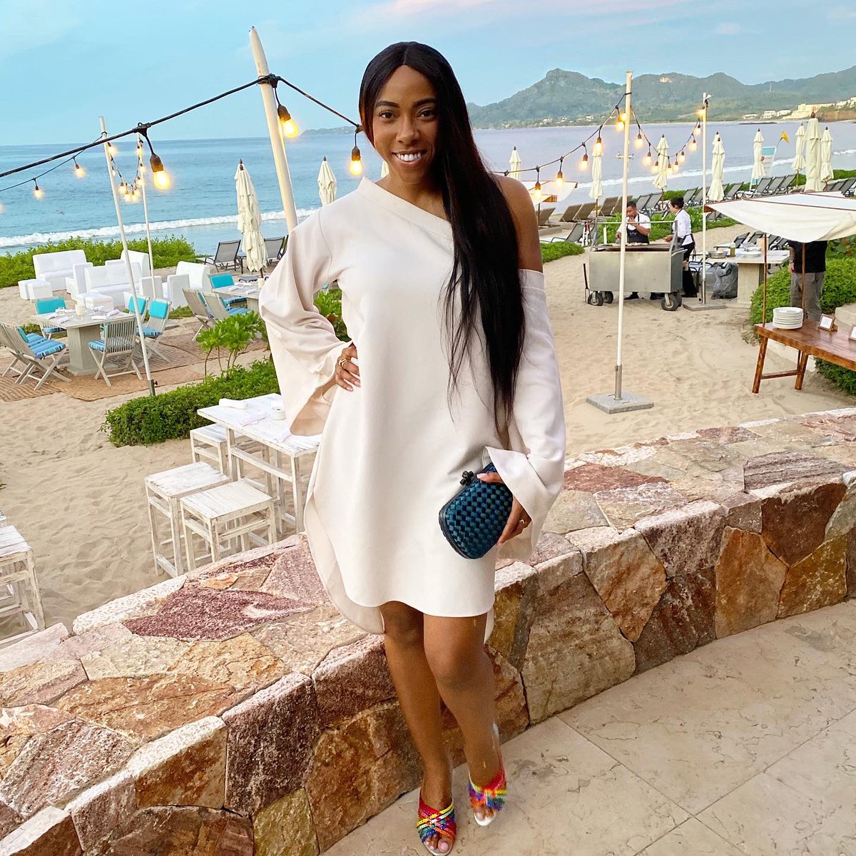 FadeOgunro's tweet photo. IG saw it first! 

Last night at the all white reception party of the #MitaTechTalks conference in Punta Mita, Mexico https://t.co/q5aqtXmrpL