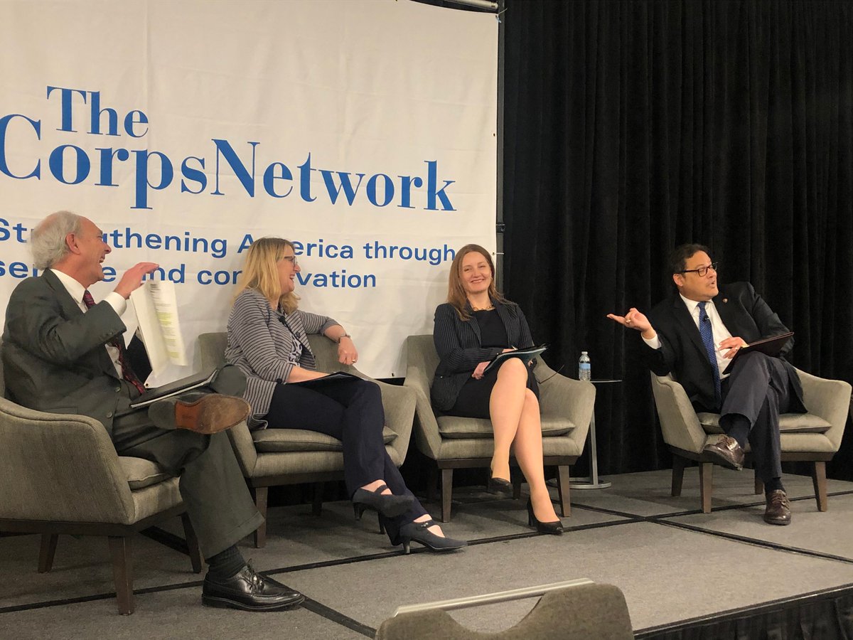 TheCorpsNetwork's tweet image. We are grateful to @NatlParkService Acting Director David Vela for joining us today to discuss the role of Corps in our parks. Corps proudly help complete critical maintenance &amp;amp; improvement projects. We&apos;re glad to learn you&apos;re a YCC alum &amp;amp; know firsthand that #CorpsWork! #21CSC