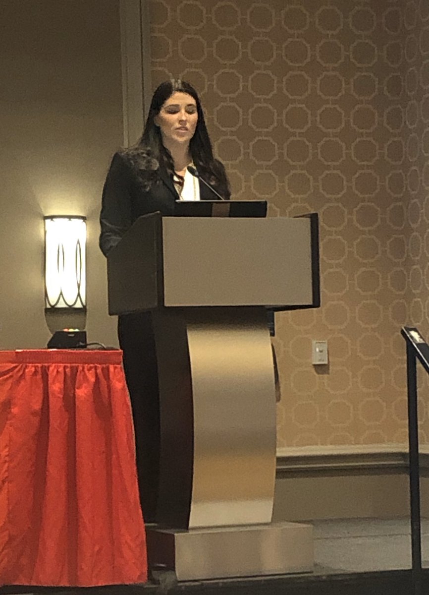 GaSACS's tweet photo. @navicenthealth #MercerSOM  Dr. Hannah Nemec slaying it at the #SESC20 podium!  Well done! @SESC_AmSurg https://t.co/AyzTAFB3Yl