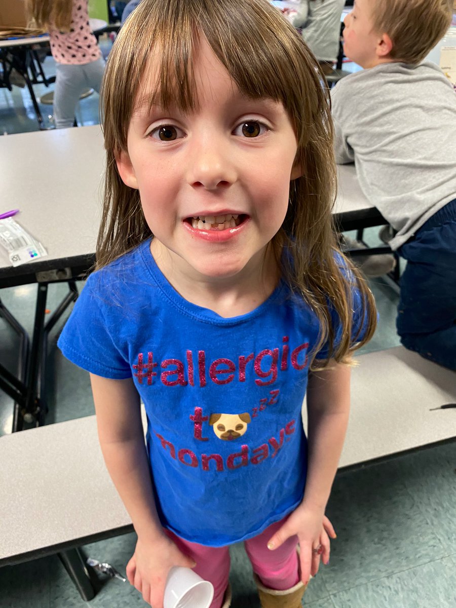 Current vibe. #allergictoMondays 

But also, always glad to see our kids😍