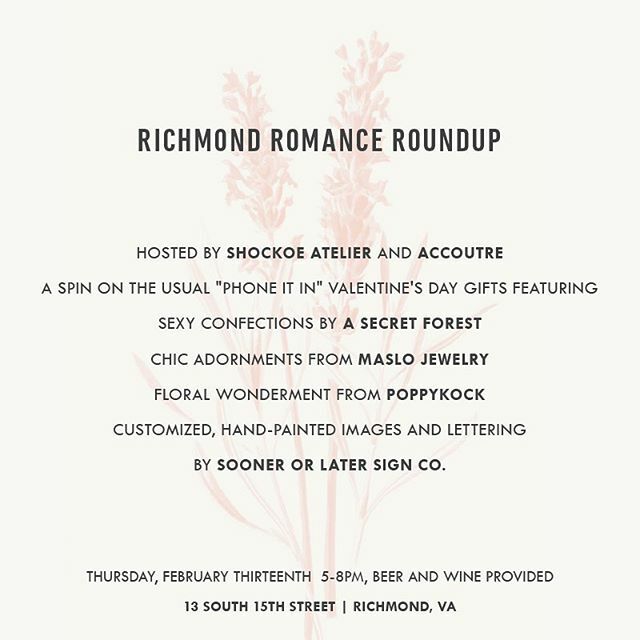 This Thursday the 13! Come, check out some awesome local vendors and shop for that special someone or for yourself! 5-8pm ift.tt/2UFJDN5