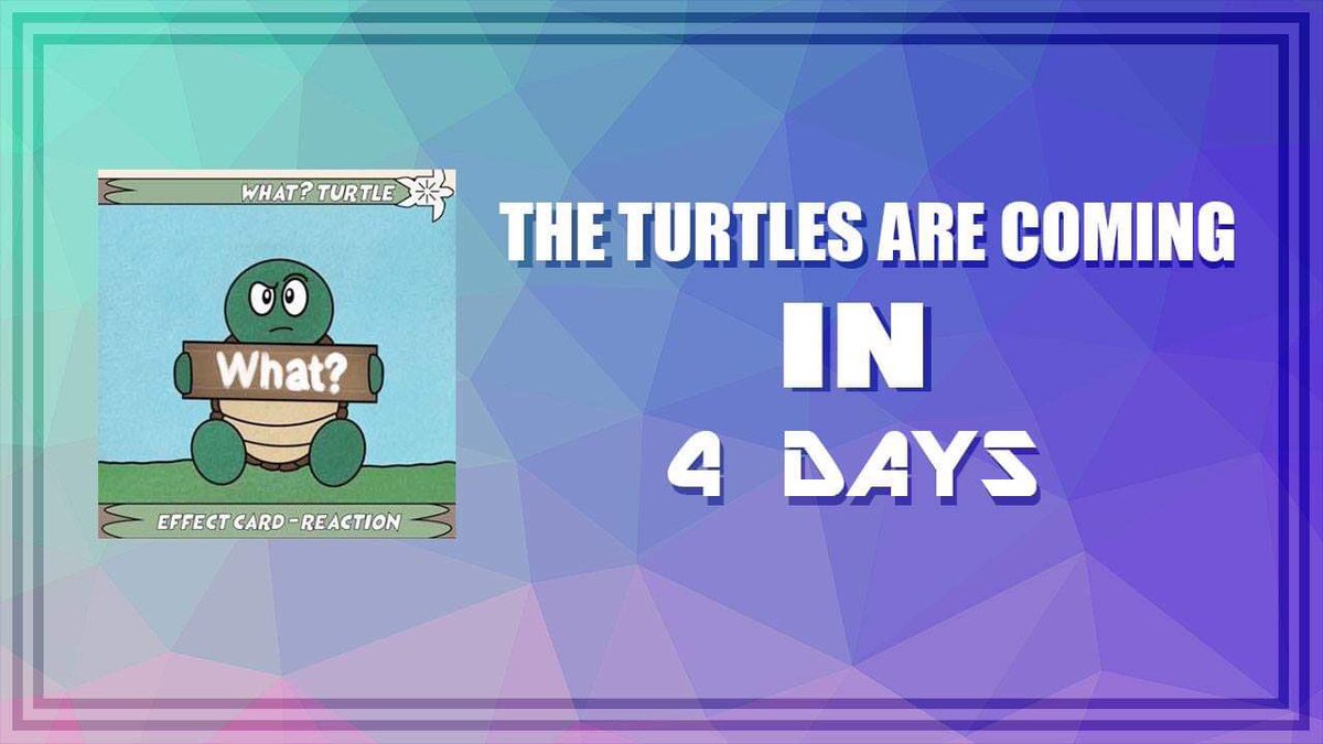 TAGforTurtles's tweet photo. We’re 4 days away from launching our game!!!

Follow our Pre-Launch here: https://t.co/Tls6OlaZcb

Help us Save The Turtles this Valentine’s Day and score a fun, fast paced game! #Turtles #Turtle🐢 #turtlelove #turtlepower #TooManyTurtles #TurtleTweets #ShareaturtleSaveaturtle https://t.co/VdeotQeOQu