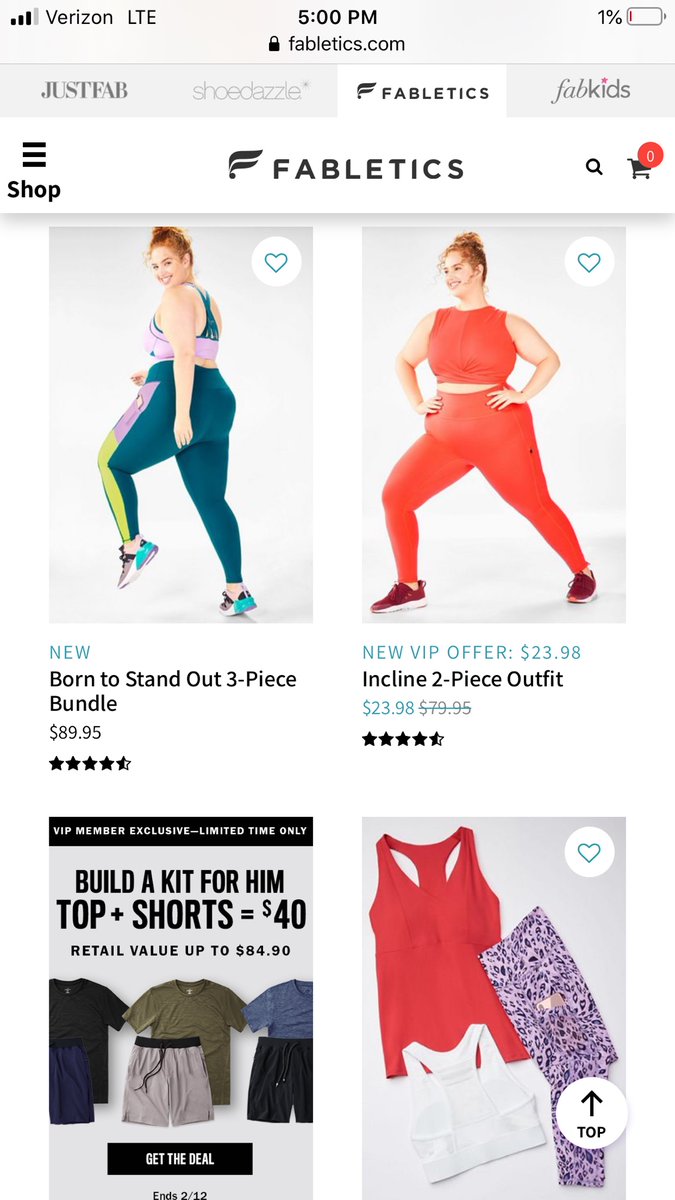 SanfordSaid's tweet photo. @fabletics price advertised does not match price in cart.  Phone agent said to live chat.  20+ minutes no reply... https://t.co/mR6OIbevhk