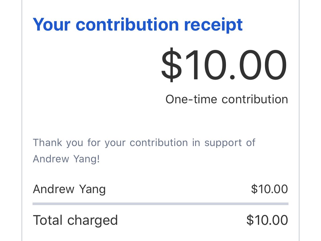 hello hello #YangGang if you have not donated now is the time #yangforpresident #YangUpgradesAmerica #Yang2020  #AndrewYang2020