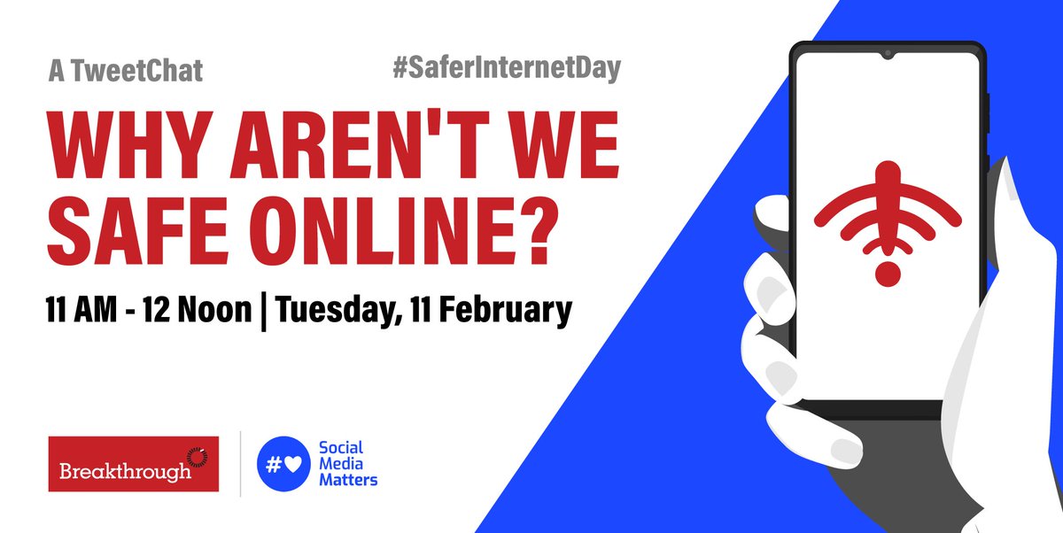 SociallyBlog's tweet photo. #Tweet Chat Today at 11 am ⏰ | Let us get together to discuss what should be done to remain safe online and what’s lacking? 

Join in and share your valuable thoughts 💭 with us! 

Tweet Chat Partner: @INBreakthrough 

#OnlineSafety #SafetyFirst #Internet #SocialMedia #Online https://t.co/Z4YamXp6Sb