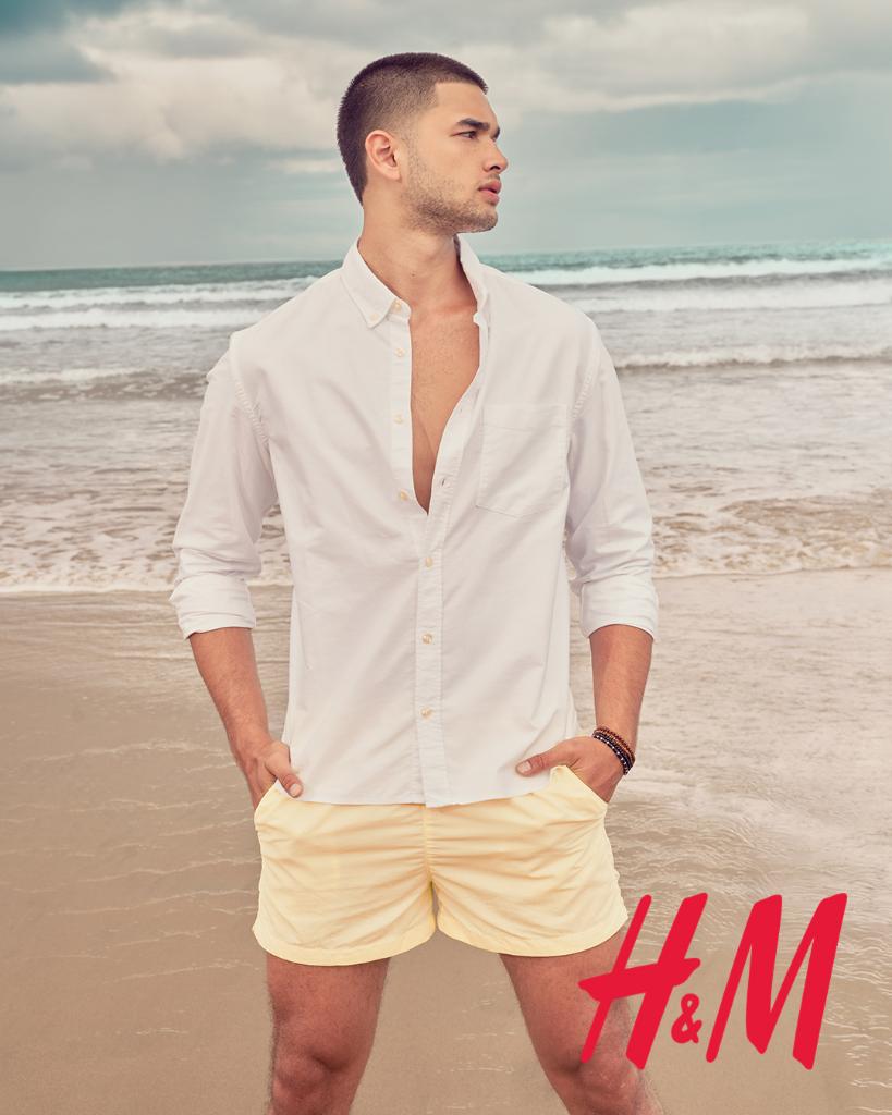 hmphilippines's tweet photo. It's gonna be a good day! ☀️🌊 ICYMI, @_kokoparas is the face of #SwimEscapewithHM. 

H&amp;M Men's Swim collection drops in stores this week. #KOBEforHM https://t.co/h89DQLFbAS