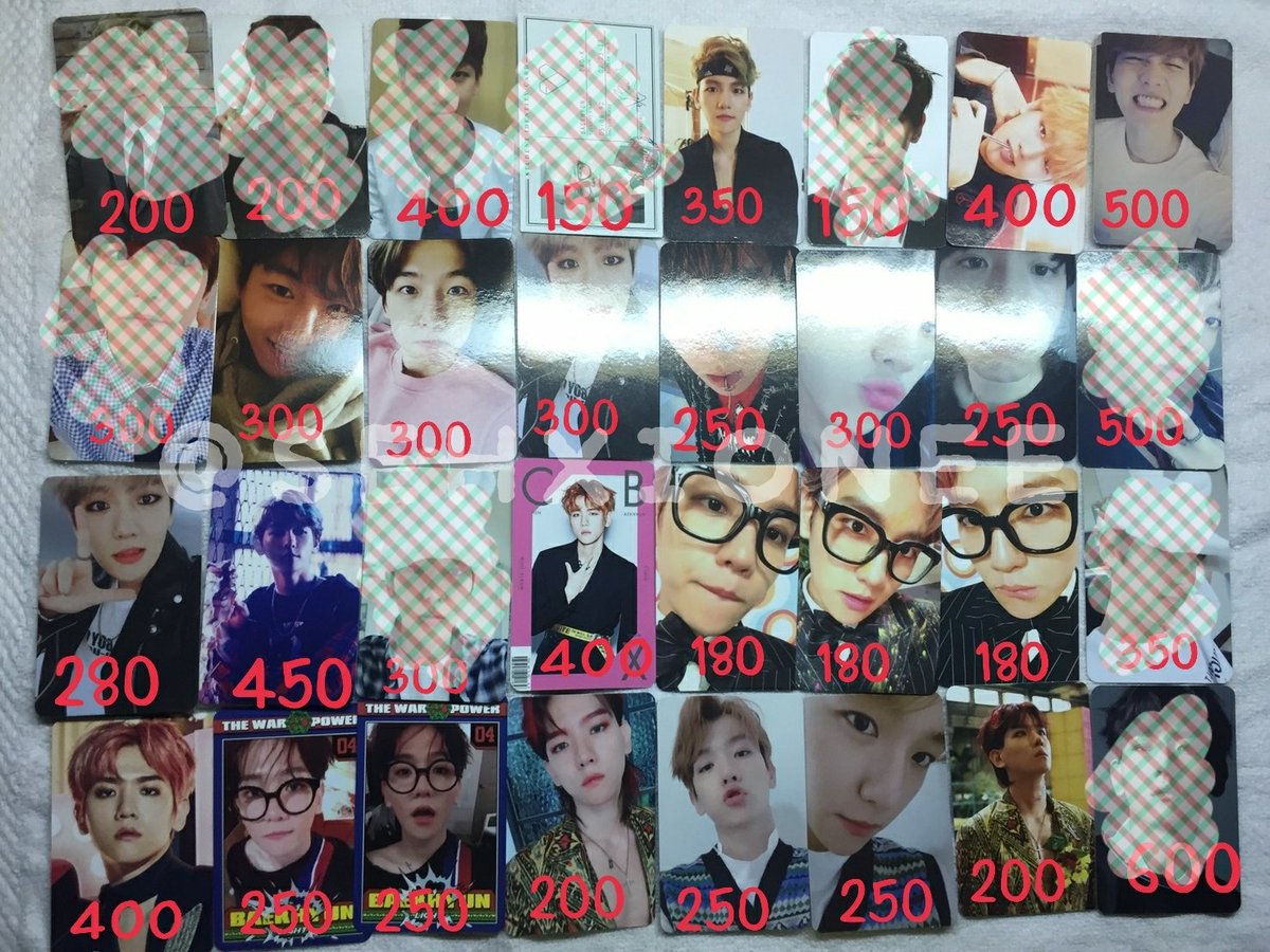 TwoN_Store's tweet photo. 💘หารการ์ดแบคฮยอนค่ะ บางใบมีตำหนิค่ะ 
🤗หารครบโอนเงิน ขอคนที่รอของได้ไม่เทกันนะคะ🙏😢
🌈 สนใจใบไหนสอบถามก่อนได้ค่า
ลดได้อีกนิดหน่อยน้า😊  
#ตลาดนัดEXO #ขายของสะสมEXO #ขายการ์ดEXO #แลกการ์ดexo #แลกการ์ดObsession #การ์ดแบคฮยอน #ตลาดนัดsuperm #แลกการ์ดsuperm https://t.co/IM8MtqU1ev