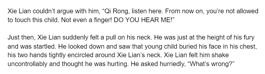 holy shit i can't stand qi rong he's so cruel... im shaking as i read all this