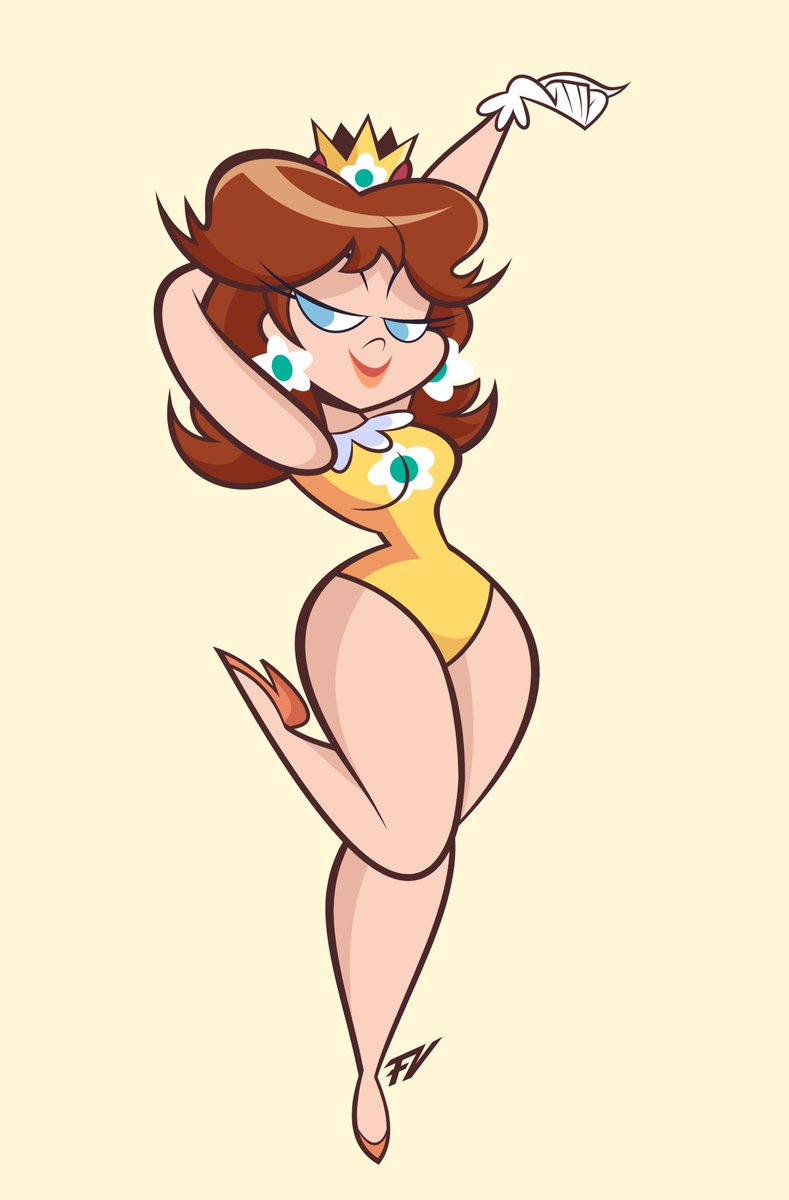 Swimsuit Daisy.Commission for @Darren_H"FV の イ ラ ス ト.