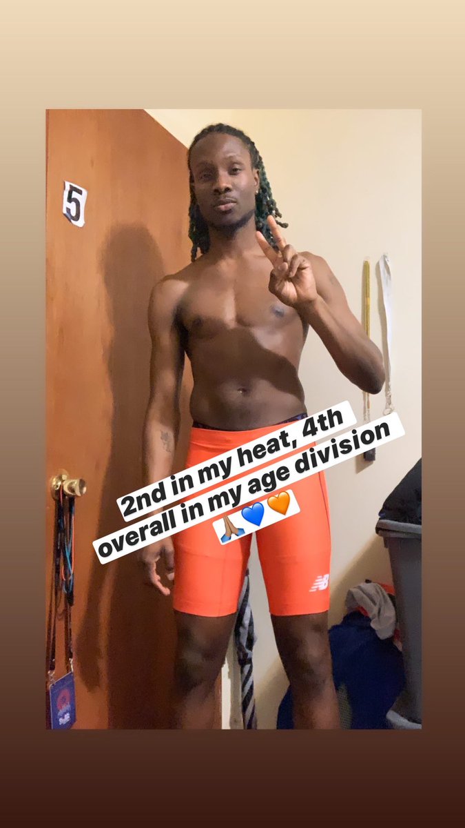 WSaundersMusic's tweet photo. Sunday was another first... my FIRST #USATF Masters indoor meet! Not only was it the NY/NJ championship meet, I placed!! 2nd in my heat, 4th overall in my age division! This is only the beginning... stay tuned! #GoSZN #CentralParkTrackClub #Masters #TrackAndField #Indoor 💪🏾💙🧡🙏🏽 https://t.co/XqBcHYANQF