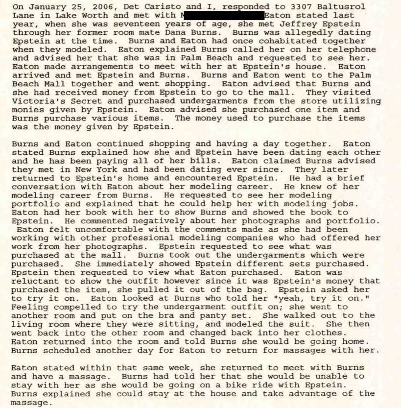 It seems Dana claimed to a former roommate of hers, Melissa Eaton (Owens), that she was dating Epstein at the time when she re-connected with her. It's likely she was trying to recruit this girl for him, but she smartly decided to get out just in time.