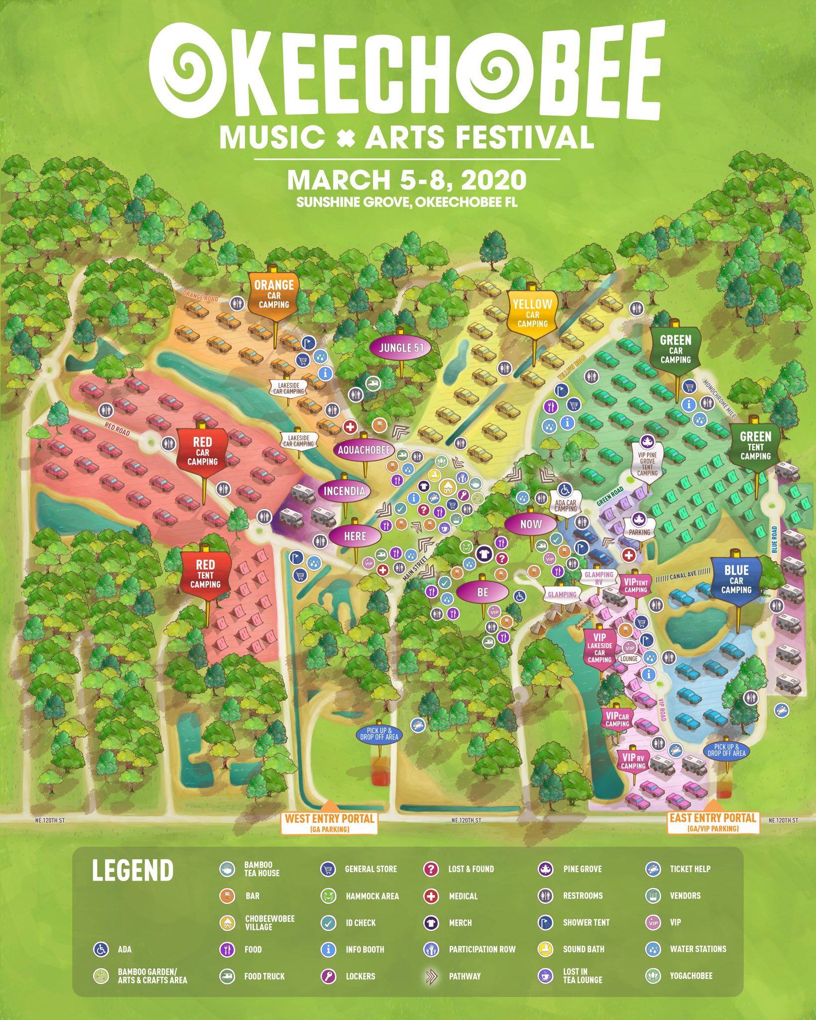 Okeechobee Music Festival 2021 Lineup Tickets Schedule Map