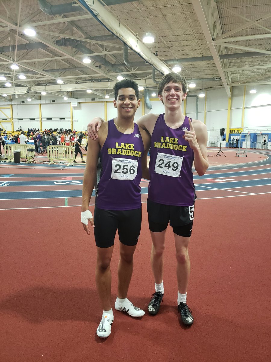 Congratulations to Graydon for finishing 1st in the region 55m hurdles and Austin for finishing 3rd in the region 55m hurdles! Go <a href="/LBTrack_n_Field/">Lake Braddock XC/TF</a> !!