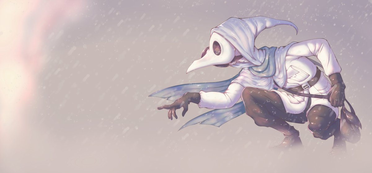 karikarisuru's tweet photo. Reupload.
#artistsoninstagram #art #originalcharacter #characterillustration #artist #drawing #characterdesign #plaguedoctor #digitalart #plaguedoctorart #illustration #illust #plaguedoctormask #winterbackground #artistsoftwitter #ArtistOnTwitter https://t.co/wbQzLINZmF