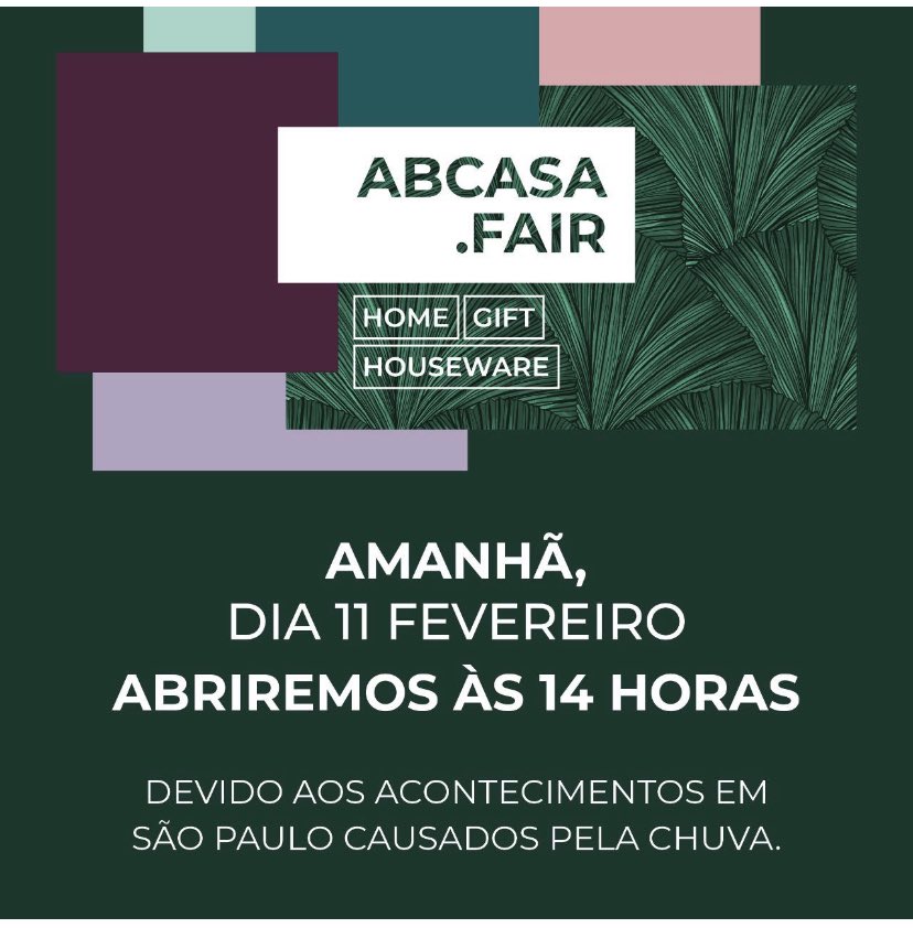 studiocrispaola's tweet photo. Amanhã começa a @abcasa. Espero vc lá a partir das 14hrs. https://t.co/8S7kG7IPaX