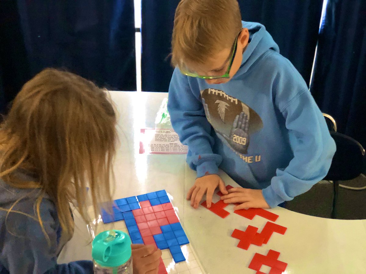 AVedeikis's tweet image. Combining logical thinking and visual thinking with our 3rd graders during AIG nurturing lessons. They had a blast and asked to keep playing when time was up. #engaged #RSSAIG @MtUllaElem @Eisa_Cox @NGoodnightTeach