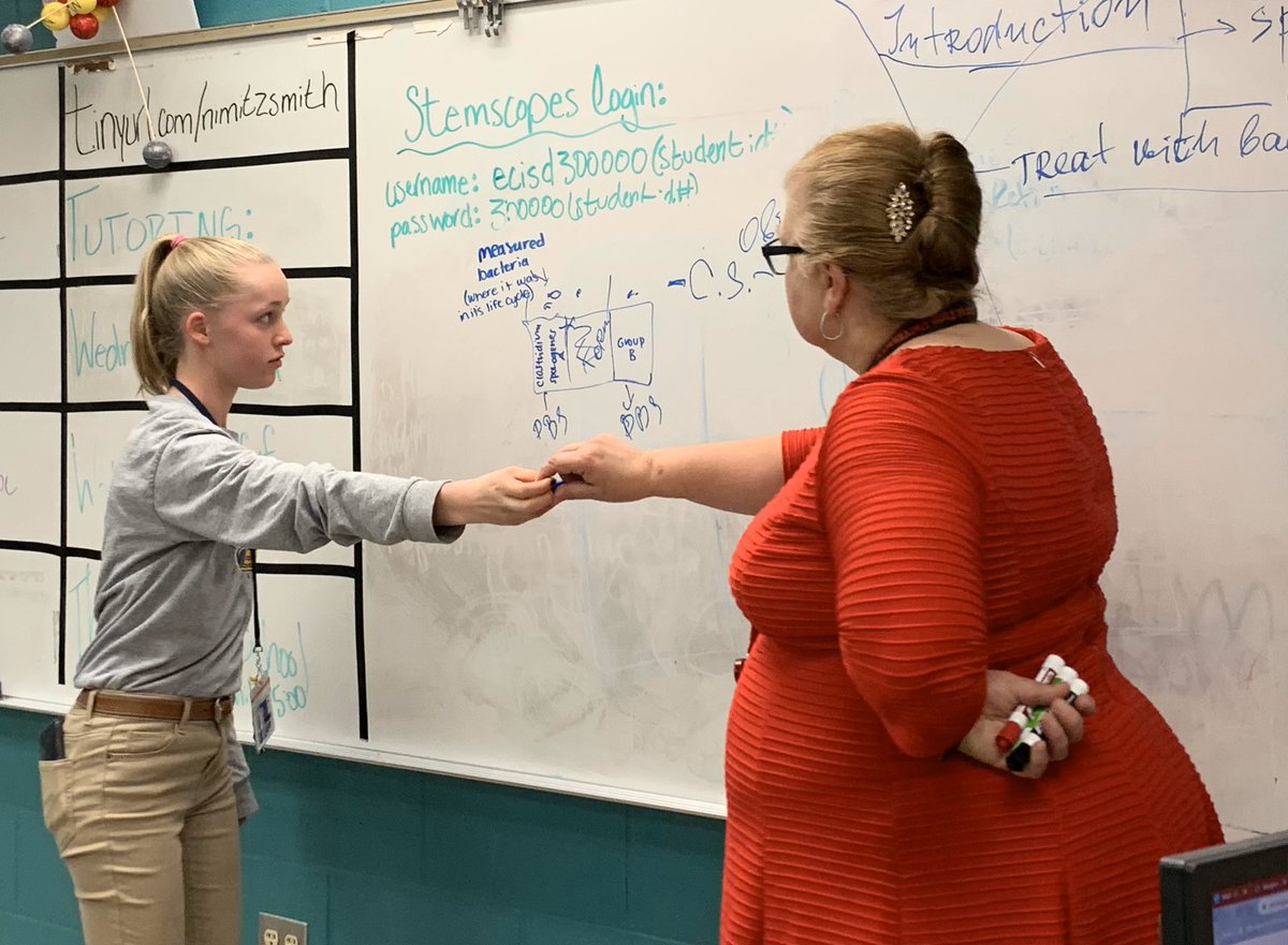 sciteachersmith's tweet photo. .@SSEP_NCESSE student researchers identified a problem, designed an experiment, sent it to space, analyzed the results, and now they’re working out how to communicate those results in a scientific paper! Real science in action! @TTUHSC @919priscilla @PICKeducation @NimitzMiddle https://t.co/ODxWd1Y8qd