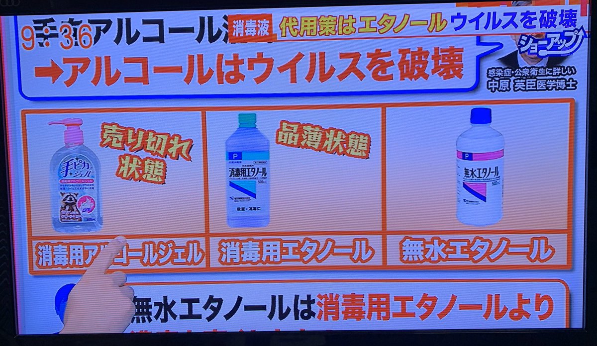 無水 アルコール 消毒