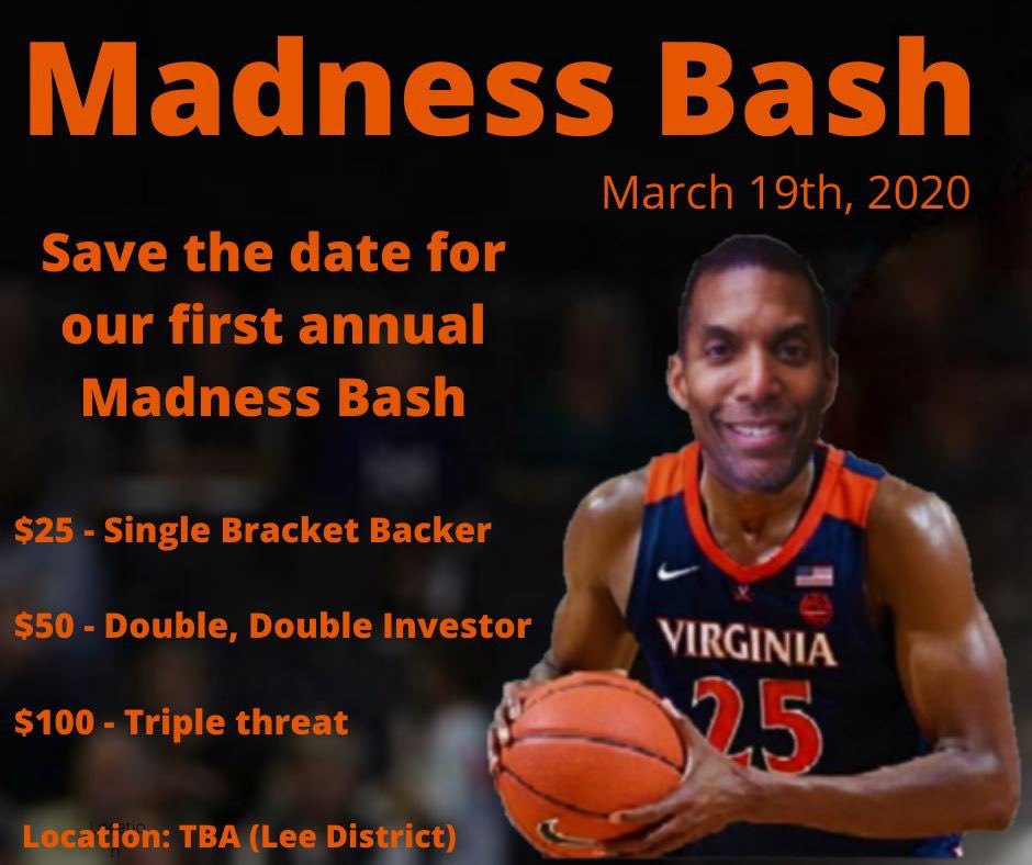 Join the Madness!!! RSVP today for our tournament watch party to support Democrats in Lee District and across Fairfax County. secure.actblue.com/donate/madness…