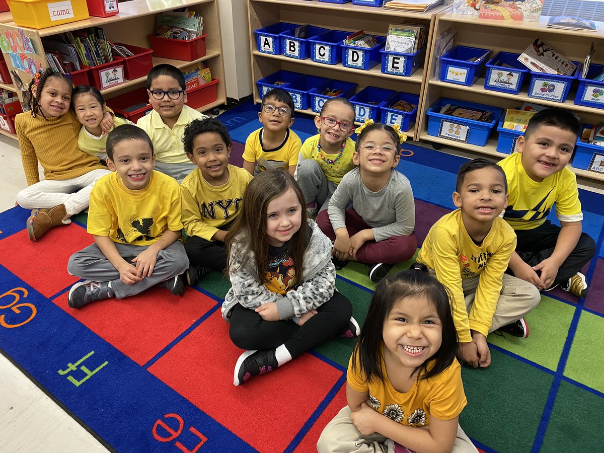 Lots of yellow sunshine in our room today while we celebrated the first day of our Respect For All Week! Want to continue the celebration? Don’t forget to wear blue tomorrow!! #ps76q #RespectForAll ☀️🌞