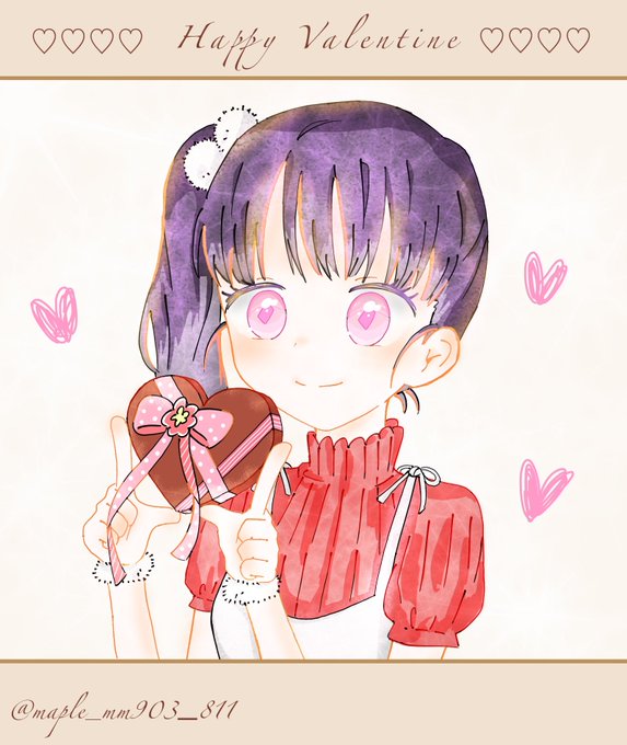 めぃぷる🍬🍭さんがTwitterに投稿した栗花落カナヲ(鬼滅の刃)のイラスト。