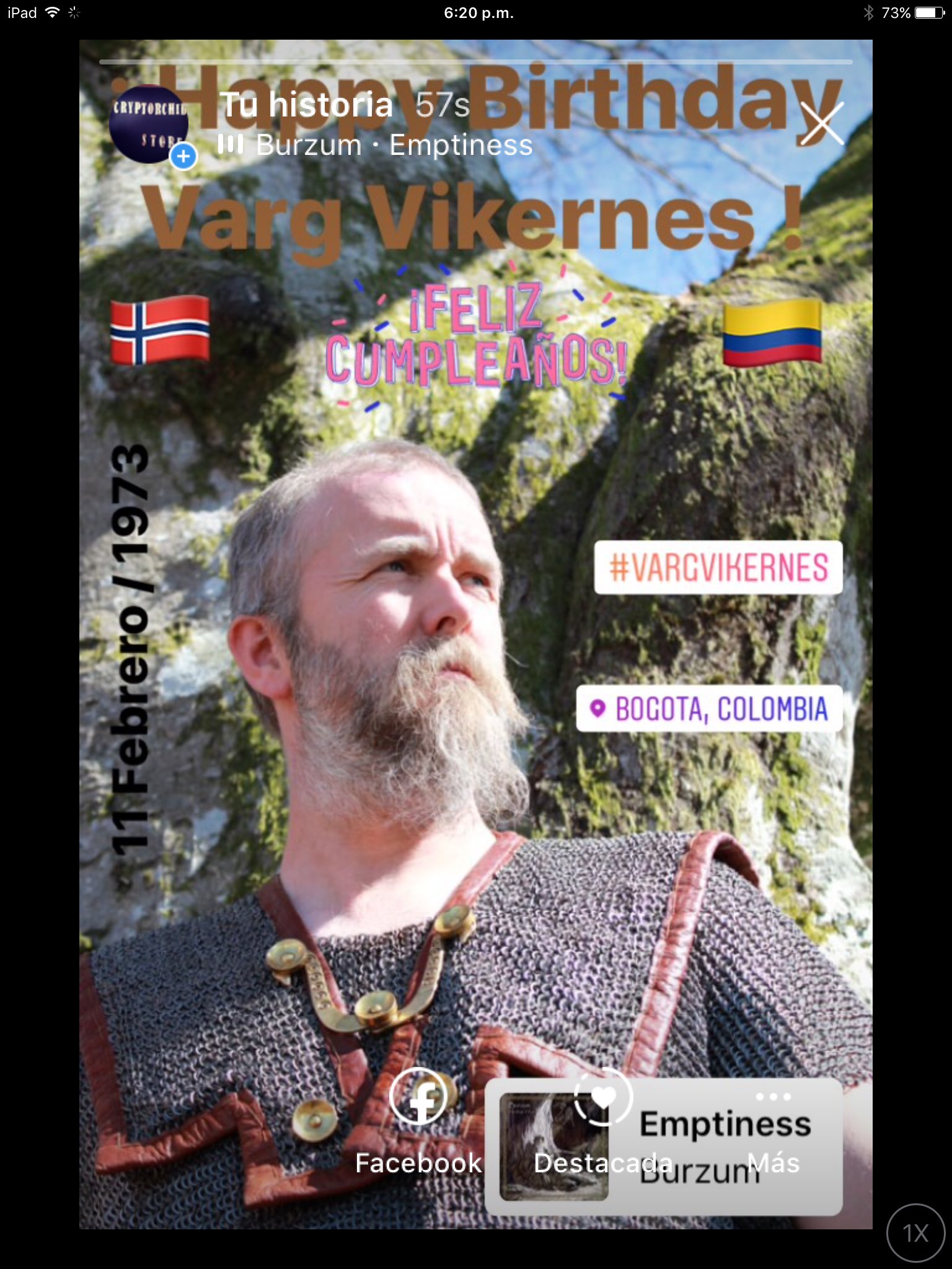  ¡ Happy Birthday 2020 Varg Vikernes ! | | | | 