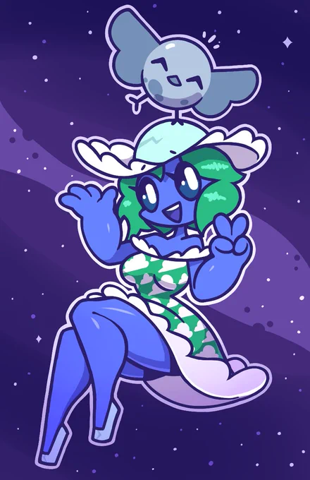 Here they be!
Earth bab and Sun mom 